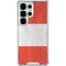 Peru Flag Distressed Galaxy S25 Ultra Clear Case
